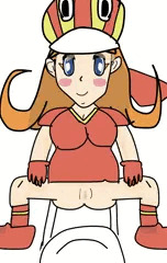 モナの和式でドロドロうんち