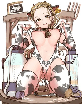 佐々木あけび　牛ビキニフィギュア風