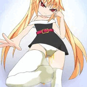 おしっこまみれニーソ