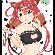 パワーポイントでねこランジェリー江風ちゃん
