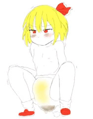 書初め落書き ルーミアおむつおもらし