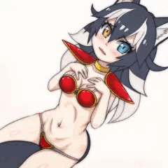 い…いいビキニアーマーをもらったから…////