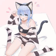ねこみみ銀髪ちゃん