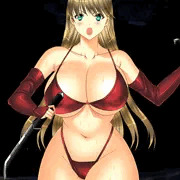 肉弾戦！突撃してくる金髪美女