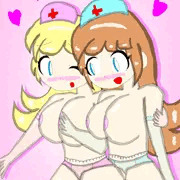 ナースレズセックス♡