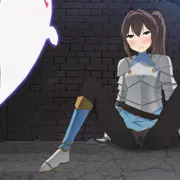 幽霊にビビっておしっこ漏らしちゃう女騎士
