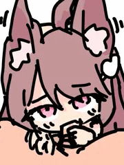 包茎の皮をおさえながらフェラ