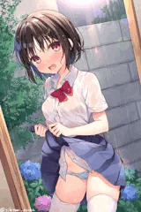 身体を拭こうとした優ちゃん