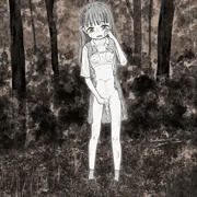 暗い森の中から