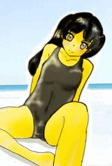 真冬のスク水