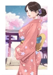 和装のお嬢様💗