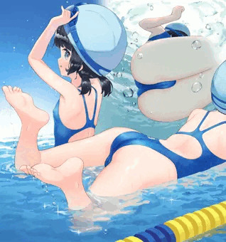 競泳水着ちゃん