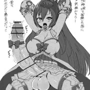 ふたなりゴッドガード・ブローディアさん催眠チンズリバトル
