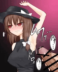 宇佐見蓮子の脇に射精(だ)そう