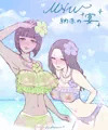 MHW 受付嬢の濡れ透け水着！