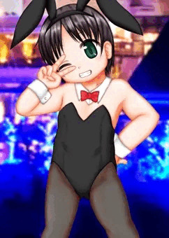黒バニー