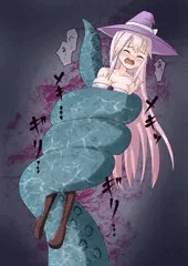 触手に生殺与奪の権を握られちゃう女の子