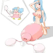 転んで卵巣が出ちゃった巨大子宮ちゃん