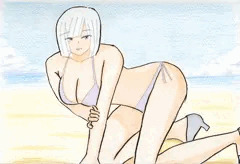 水着の鍾馗さん