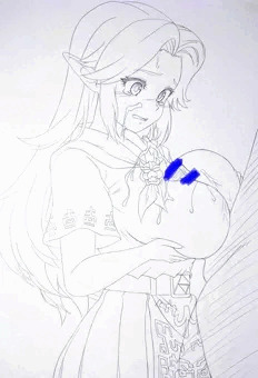 うっかり違うトコロをギュッとしてしまうクリミア姉さん。