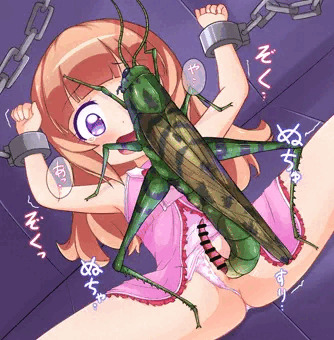 バッタの苗床にされて