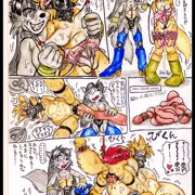 ビクセンちゃんとシルヴィーちゃん（シルバーフォックス少尉）