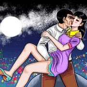 一徹と明子／月夜の逢い引き
