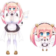 【依頼】ロリ巨乳牛娘メイド「ミルクちゃん」