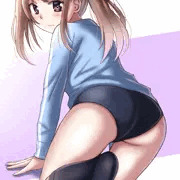 ポニーテールと体操着③