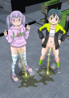 ジュニアアイドルおしっこグラビア・マナカ&スズノ編