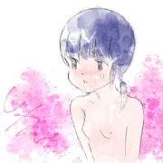 眼帯ビキニを脱がされた子