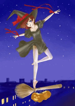万聖節前夜の魔少女