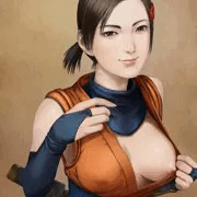 胸チラくノ一
