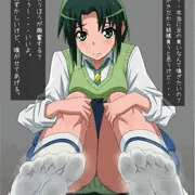なおちゃんに足を嗅がせてもらった