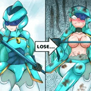 【一次創作】ヒロイン敗北！お前の負けだ！脱げ！３