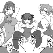 FGOママキャラ３人サンドウィッチ