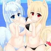 にゃーさんと稲穂ちゃん
