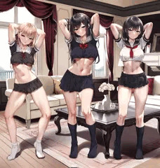 わき見せ３人衆