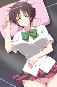 くみん先輩にいたずら