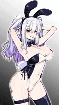 透けバニーさん。