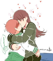 姉弟キス　