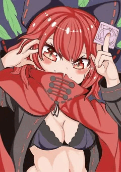 誘う赤蛮鬼ちゃん