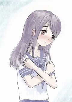 思い出し腋防御する久保さん