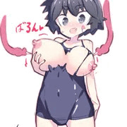 膨乳ボーイッシュ触手