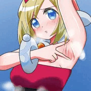 お願いしたら腋くぱしてくれるカイちゃん