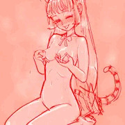 ドスケベ猫ちゃん(ラフ)