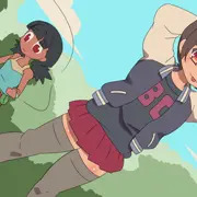 80年代ファッション子を描きました！
