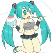 氷とミクさん