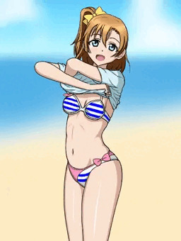 水着姿の穂乃果ちゃん