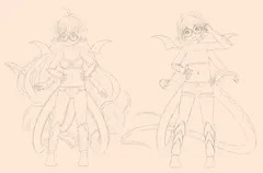 Purewhite Kurono and Kirino